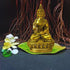Tamas Brass Buddha Idol Decorative Showpiece(Golden)