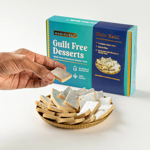 Magicleaf Sugar Free Kaju Katli Dessert