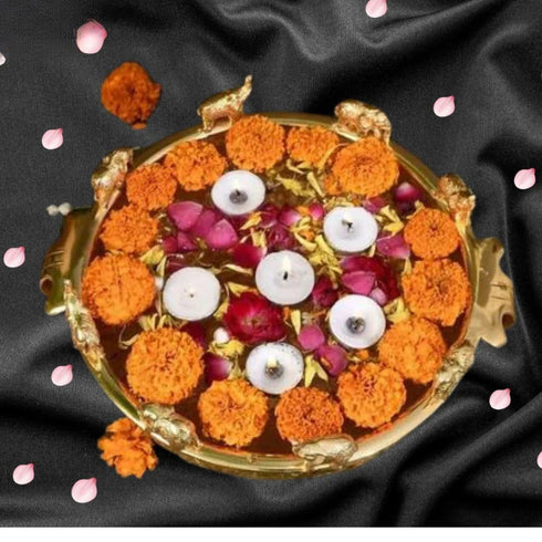 Tamas Two Toned Brass Urli