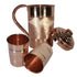 Pure Copper 1 liter Water Jug with 2 Free Copper Glasses