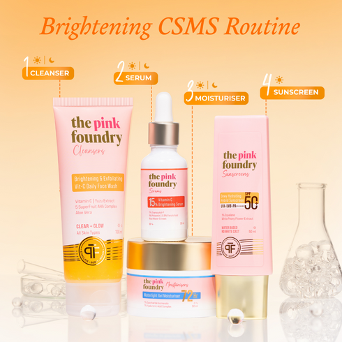 The Pink Foundry Brightening & Exfoliating Vitamin C Daily Face Wash