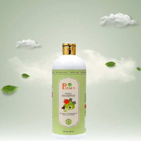 Payal's Herbal Shampoo for All Hair Type For Men And Woomen (400 ml)