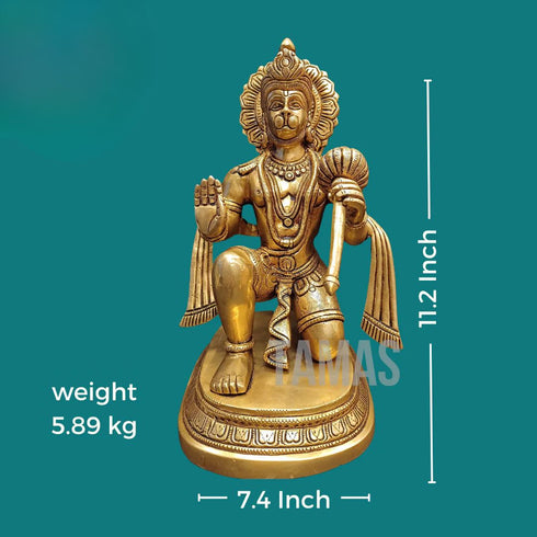 Tamas Brass Hanuman Ji Statue