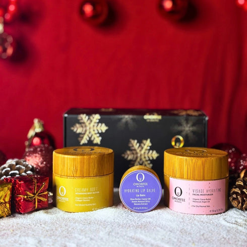 Omorfee India Golden Nourish Holiday Gift Set