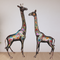 Brass Giraffe Statue Set of 2 Pieces 18kg