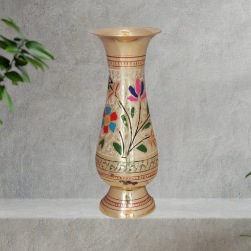 Brass Flower Pot Vase 0.295Kg