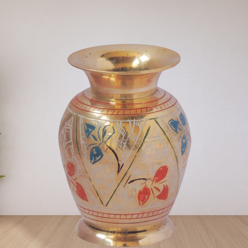 Brass Flower Pot Vase 0.22Kg