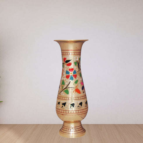 Brass Flower Pot Vase 0.39Kg