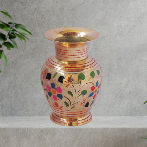 Brass Flower Pot Vase 0.4Kg