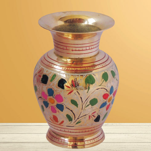 Brass Flower Pot Vase 0.4Kg