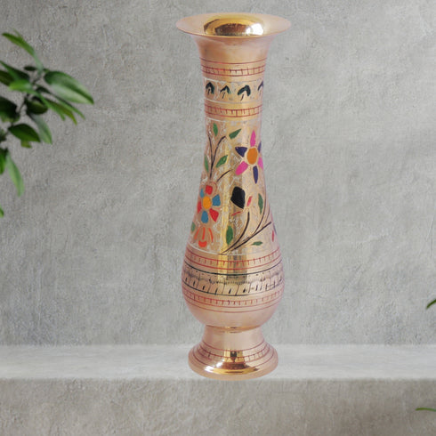 Brass Flower Pot Vase 0.545Kg