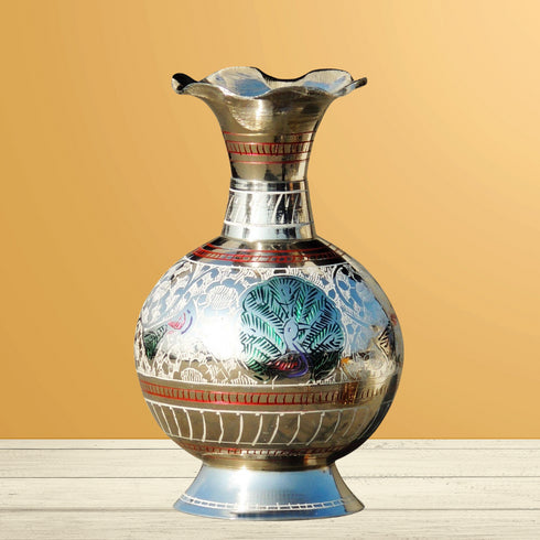 Brass Home And Garden Flower Pot 0.29Kg