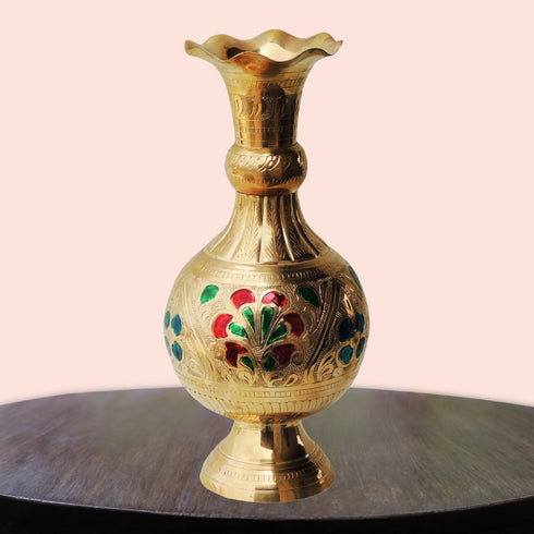 Brass Home And Garden Flower Pot 0.828Kg