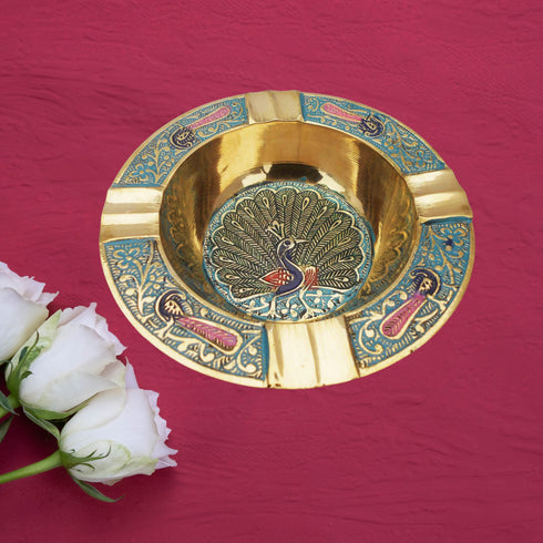 Brass Ashtray Ash Tray 0.12Kg