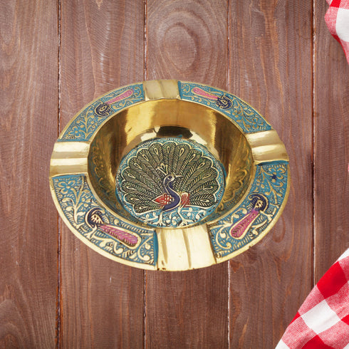 Brass Ashtray Ash Tray 0.12Kg
