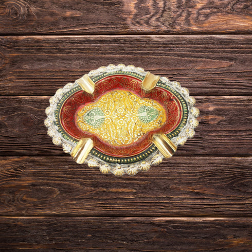 Brass Ashtray Ash Tray 0.26Kg