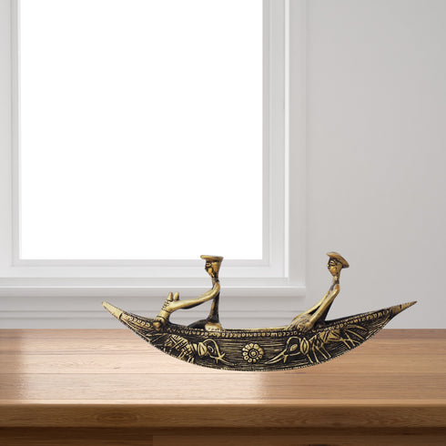 Brass Boat Statue 1.56Kg