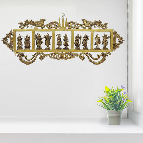 Brass Wall Hanging Das Avatar Statue 5kg