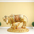 Brass Cow With Calf Statue 2.28kg