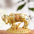 Brass Cow With Calf Statue 2.28kg