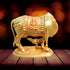 Brass Cow With Calf Statue 4.43kg
