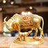 Brass Cow With Calf Statue 4.43kg