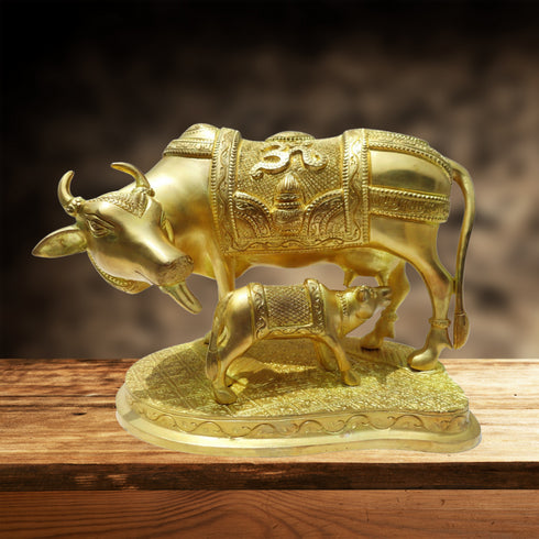 Brass Gaye Bachdha SF Statue 5.5kg