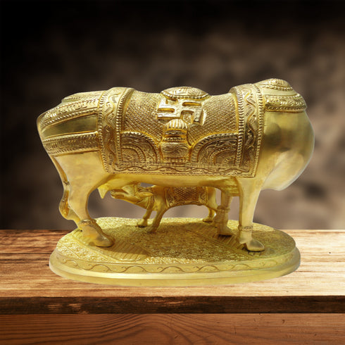 Brass Gaye Bachdha SF Statue 5.5kg