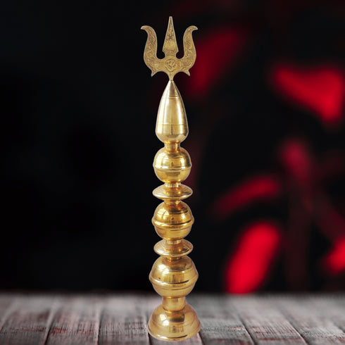 Brass Kalash Trishul 10.24Kg