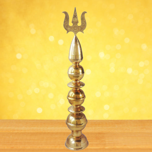 Brass Kalash Trishul 10.24Kg