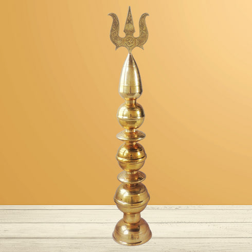 Brass Kalash Trishul 10.24Kg