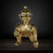 Brass Laddu Gopal Statue Murti Idol 2438g