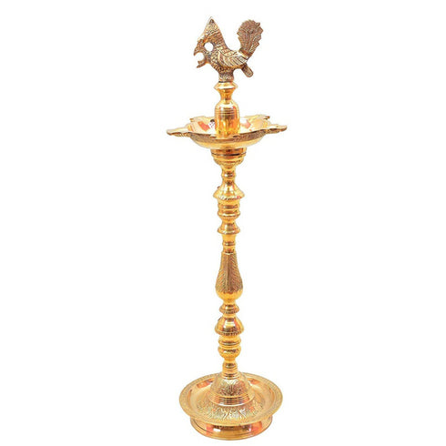 Brass Table Mahabharat Oil Lamp Deepak 8kg