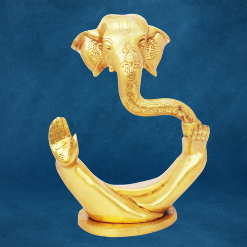 Brass Ganesh Ji Invisible Statue 3.66kg