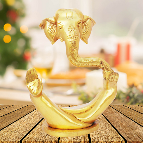 Brass Ganesh Ji Invisible Statue 3.66kg