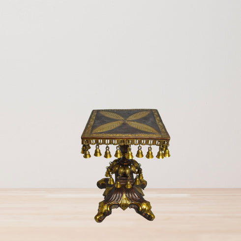Brass Home Stool God Idol Statue 21.5Kg