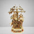 Brass Tree Radha Krishna Colour Statue 25.77Kg