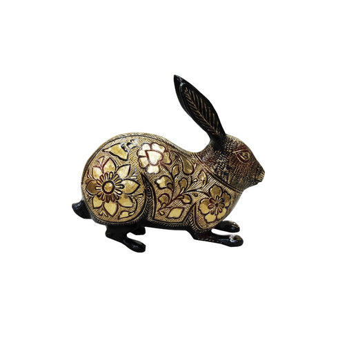 Brass Showpiece Rabbit Statue 1.565kg
