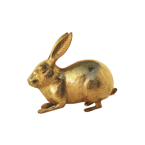 Brass Showpiece Rabbit Statue 1.38kg