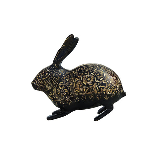 Brass Showpiece Rabbit Statue 0.98kg