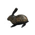 Brass Showpiece Rabbit Statue 0.98kg