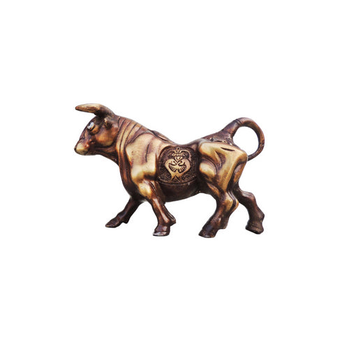 Brass Table Bull Statue 1.65Kg