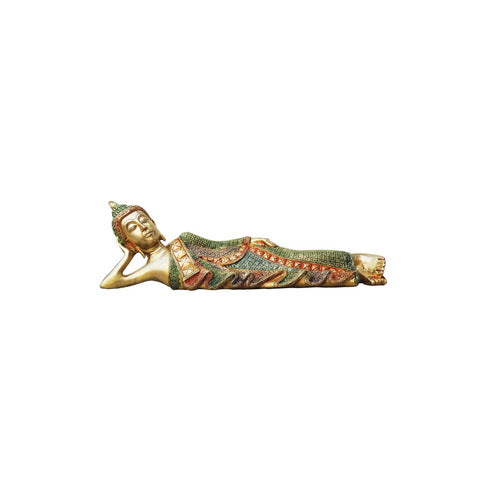 Brass Sleeping Buddha Statue 3.57kg