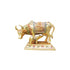 Brass Cow With Calf Statue 1.025Kg