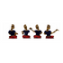 Brass Musical Set Small Statue 1.858kg