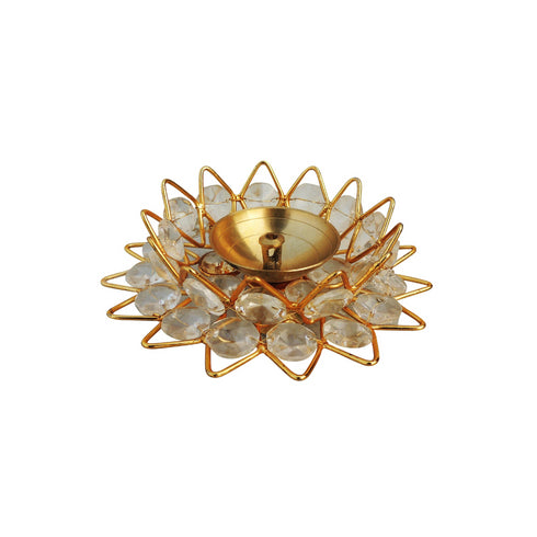 Brass Fancy Bowl Crystal Deepak 0.14Kg