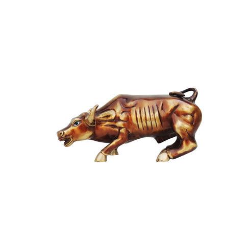 Brass Bull Idol Medium With Antique Finish 6.66Kg