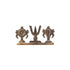 Brass Shankh Chakra Namah God Statue 0.14kg