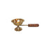 Brass Oil Lamp Deepak With Wooden Handle 0.13Kg