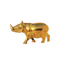 Brass Table Decor Showpiece Rhino Ganda Statue 0.511kg